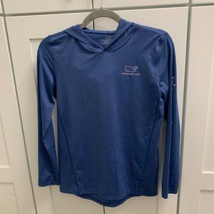 Girls Blue Vineyard Vines Athletic Top